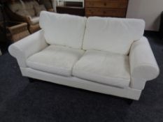 A contemporary Ikea two seater settee (no loose covers)