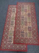 A pair of Ikea Valby Ruta rugs