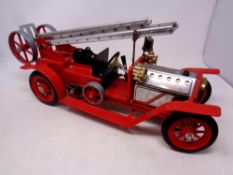 A Mamod steam vintage fire engine