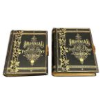 Two antique Imperial Postage Stamp Albums containing stamps of the world.