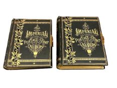 Two antique Imperial Postage Stamp Albums containing stamps of the world.