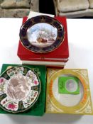 A set of six Spode Maritime England collector's plates in boxes with certificates together with two