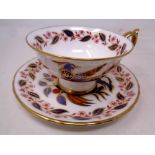 A Royal Crown Derby bone china teacup and saucer no.
