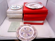 Six boxed Spode collector's plates inspired by Celtic Gospels together with four further boxed