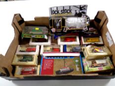 A box of die cast vehicles, Corgi, Royal Mail collection,