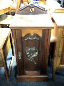 A Victorian mahogany pot cupboard,