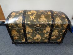 An Indian style dome topped trunk