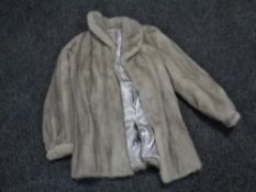 A mink fur jacket