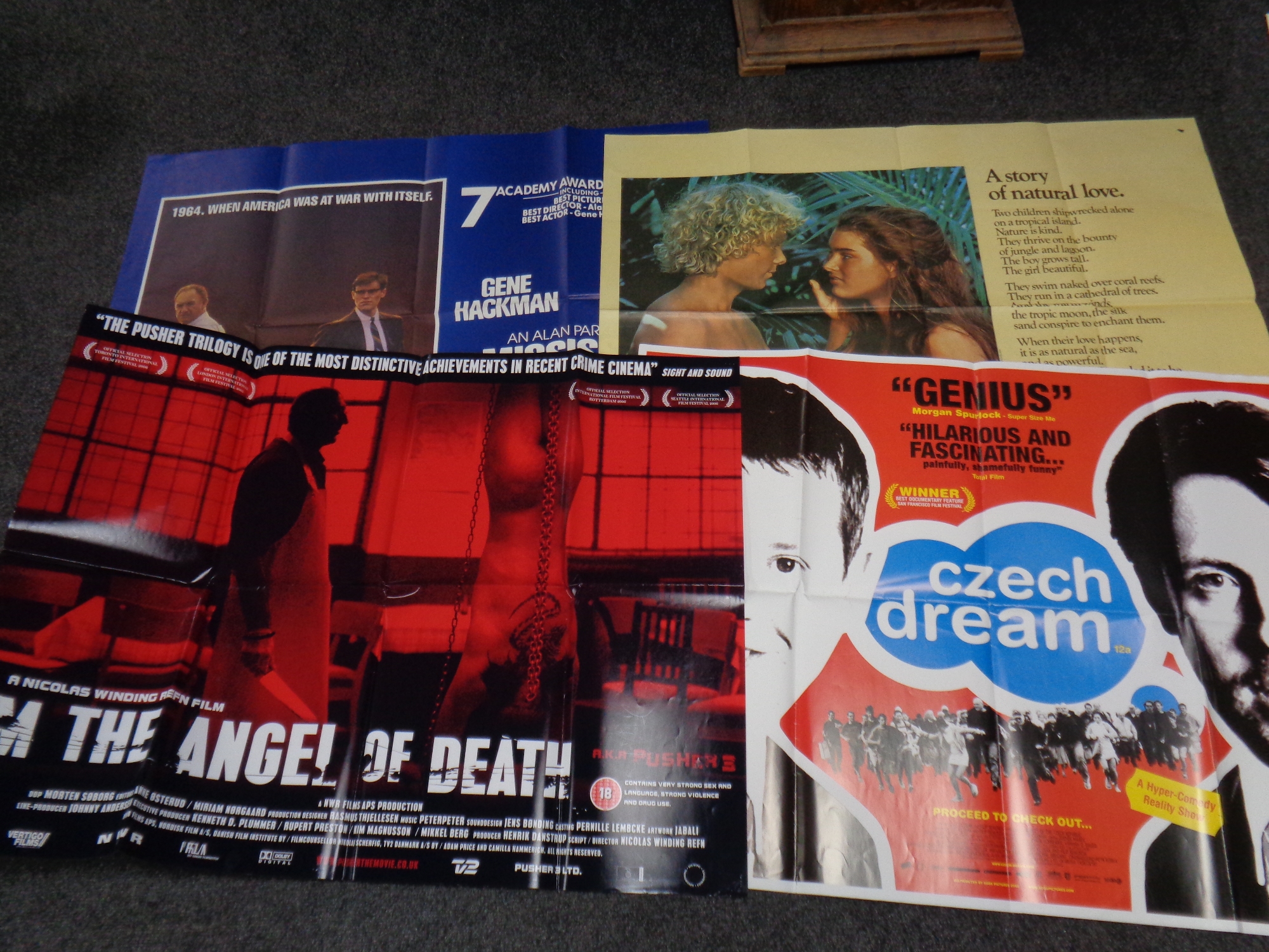 A box of a large quantity of folded film posters, Goodbye Girl, Death, Guess Who, - Image 3 of 3