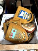 A small collection of military insignia shields, Royal Core of Transport,