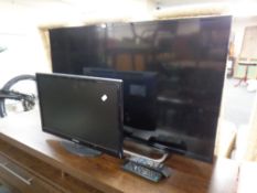 A Sony Bravia 40 inch LCD TV with remote,