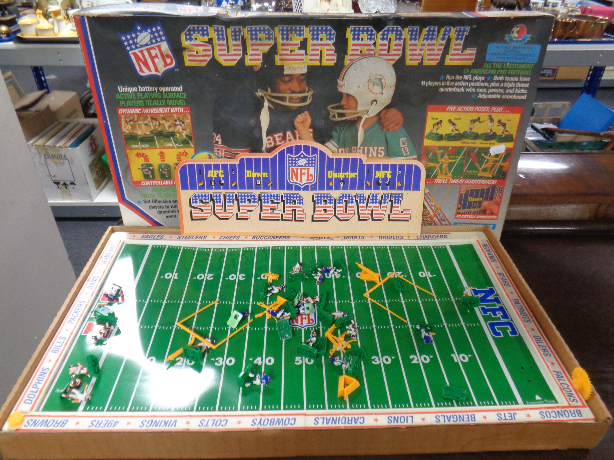 A Peter Pan Playthings super bowl board game