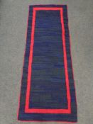 A woollen carpet runner