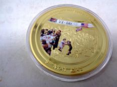 A 70th Anniversary of World War II VE day coin