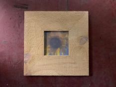 Ten Fotolijst rustic wooden square photo framed, 10 cm x 10 cm, all brand new and still wrapped.