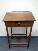 A 20th century mahogany clerk's desk