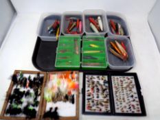 A quantity of various fishing lures,