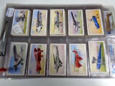Quantity of John Player and Wills cigarette cards, speed,