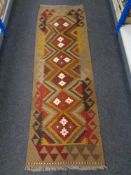 A Maimana Kilim runner,