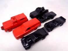 Matchbox / Lesney products model cars, 1970's models overpainted 2 x K60 1978 Ford Mustang,