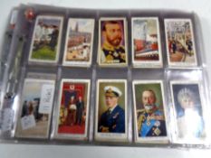 Quantity of John Player park drive and wills cigarette cards, Naval craft, footballers,