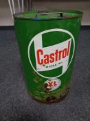 A Castrol motor oil five gallon oil drum