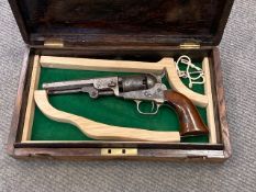 A Colt Model 1849 Five Shot Percussion Pocket Revolver, .