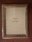 Twenty one gilt-finish photo frames with embossed decoration, 178 mm x 128 mm,