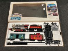 A boxed railway locomotive train set - The Coal Creek Express, Great Railroad Empire,