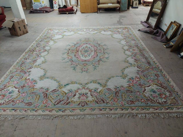 A large Chinese carpet