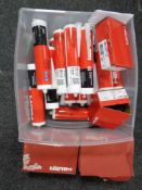 A box of Hilti fire stop acrylic and screws