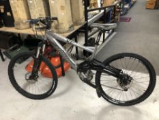 A Saracen full suspension mountain bike