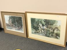 Two colour lithographs after Sturgeon,