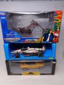 A Mini Champs 1:18 scale Lola Ford Haas Nigel Mansell Speedway version,