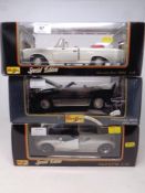 Three Maisto 1:18 Special Edition die cast vehicles - Ford GT 90,