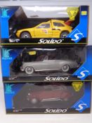 Three Solido Prestige 1:18 die cast cars - Rolls Royce,