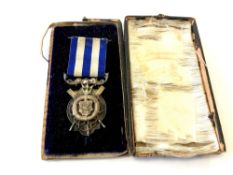 A silver Liverpool Shipwreck and Humane Society Medal,
