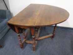 A Titchmarsh and Goodwin oak gateleg table