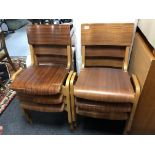 A set of six mid 20th century Tecta Furniture Limited of Great Yarmouth, England,