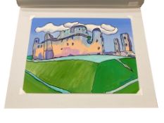 John Coatsworth : Penrith Castle Ruins, watercolour, 40 cm x 30 cm,