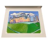 John Coatsworth : Penrith Castle Ruins, watercolour, 40 cm x 30 cm,