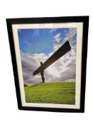 The Angel of the North : Photographic print, 49 cm x 73 cm, framed.