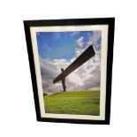 The Angel of the North : Photographic print, 49 cm x 73 cm, framed.