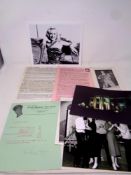 An Elvis Presley fan club letters, photograph of Graceland, copy of contract from 1966,
