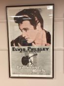 An original American mid century lithographic poster 'Elvis Presley at his greatest,