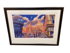 After John Coatsworth : Evening Sun, Grey's Monument, Artist Proof, signed in pencil,