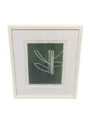 Bridget Jones : Winter Cabbage, artist proof, signed in pencil, 21 cm x 29 cm, framed.