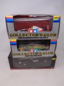 Two Collector's Club 1:20 scale racing cars - McLaren MP4/6 Honda,