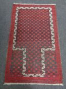 An Afghan prayer rug,