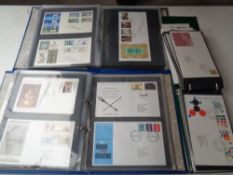 Three albums of first day covers